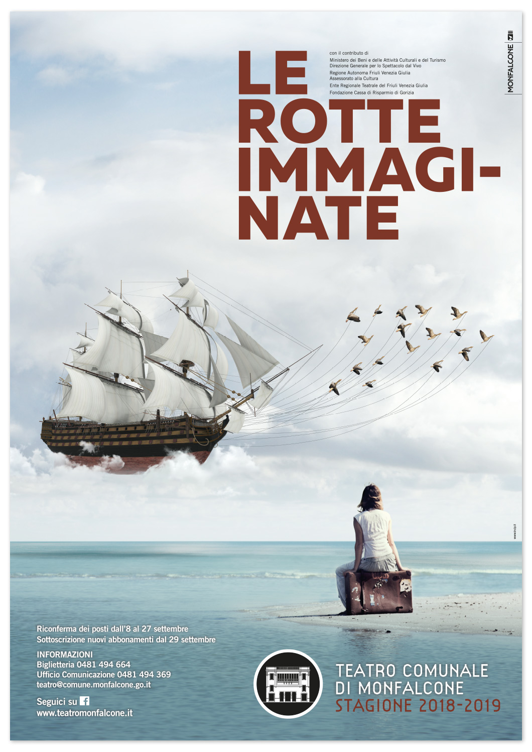Teatro Comunale di Monfalcone: Le rotte immaginate - Stagione 2018-2019